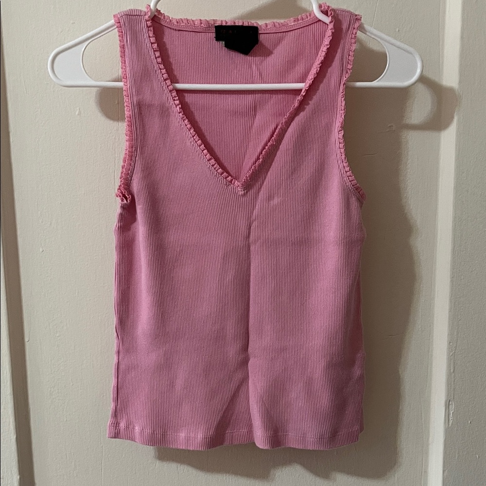 Ralph Lauren Pink V-Neck Tank Top